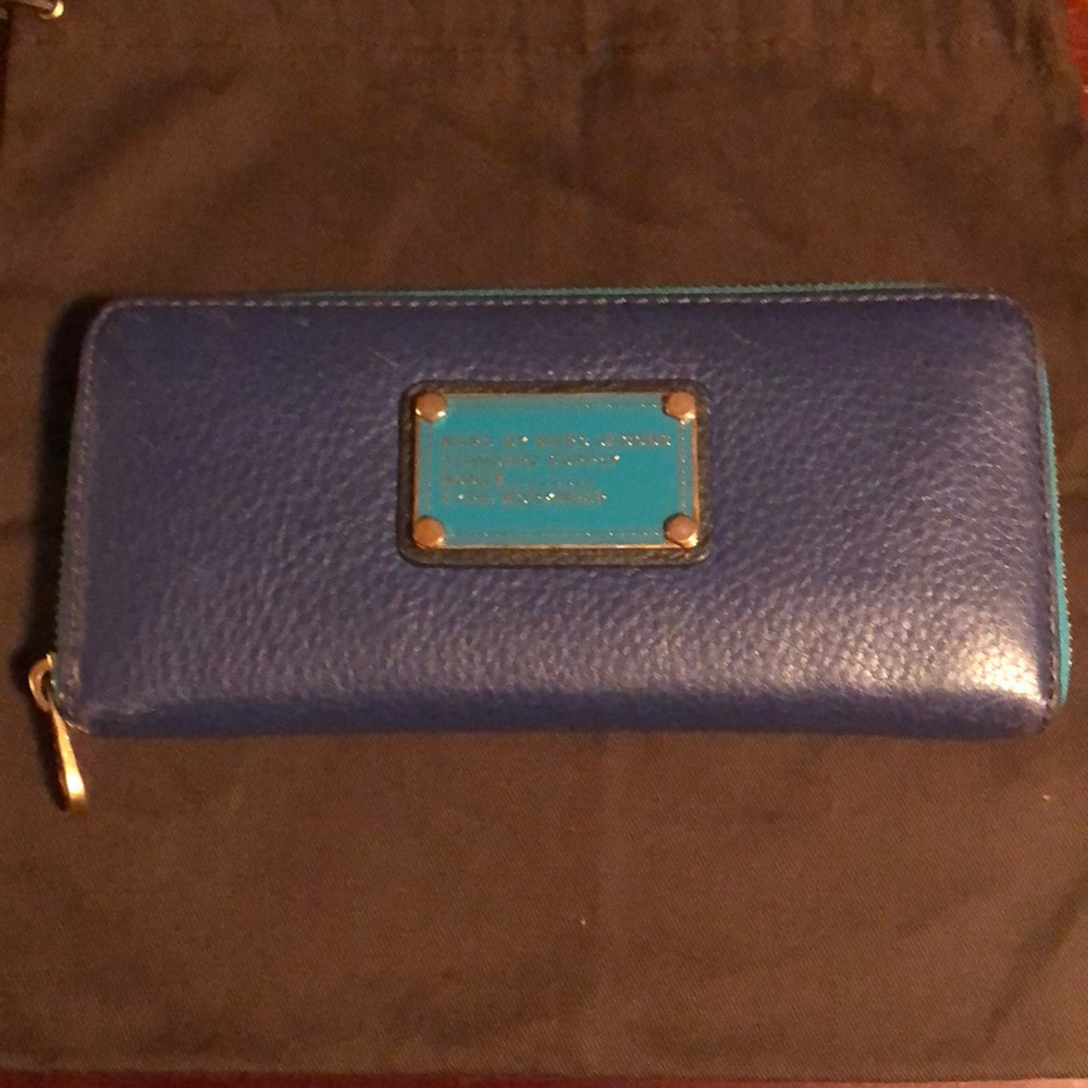 Marc by Marc Jacobs Navy & Teal Wallet
